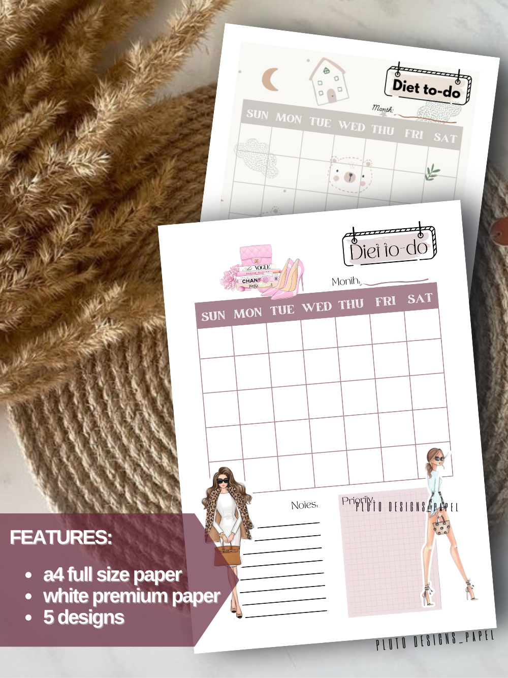 A5 Notepad for Your Healthy Lifestyle Goals