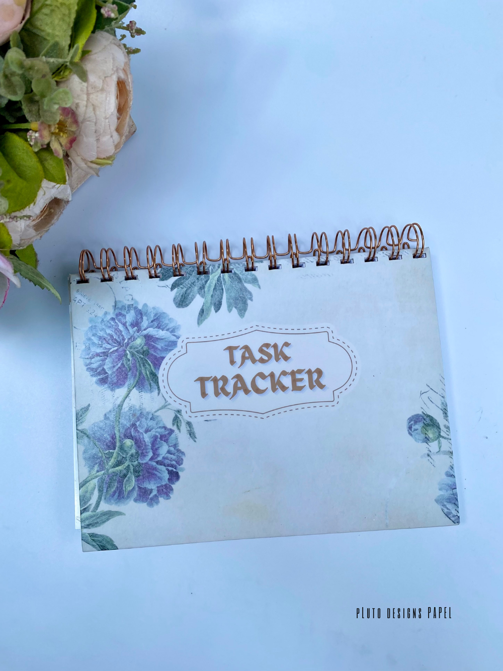 Vintage-Inspired Daily Task Tracker & Habit Monitor Undated Planner