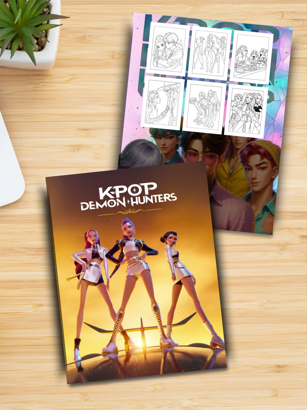 Kpop Demon Hunters Coloring Book – 53 Pages