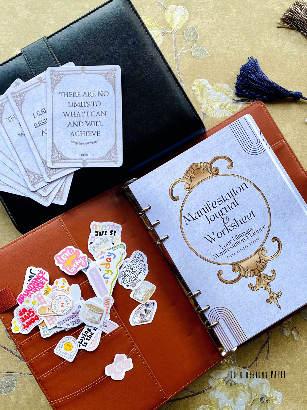 Your Ultimate Guide To Manifestation Planner Journal - 280 Pages with options for Affirmation Stickers