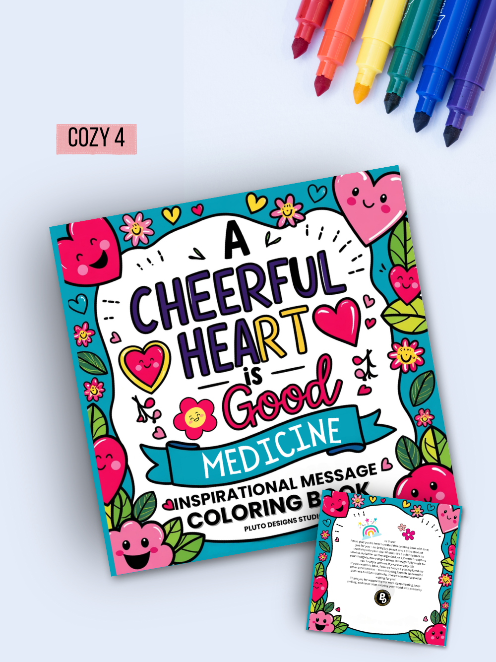 50 Inspirational Coloring Book for Adults: Christian Message Patterns to Color - Bold & Easy Positive Christians Affirmations for Adults Men Women & Teens