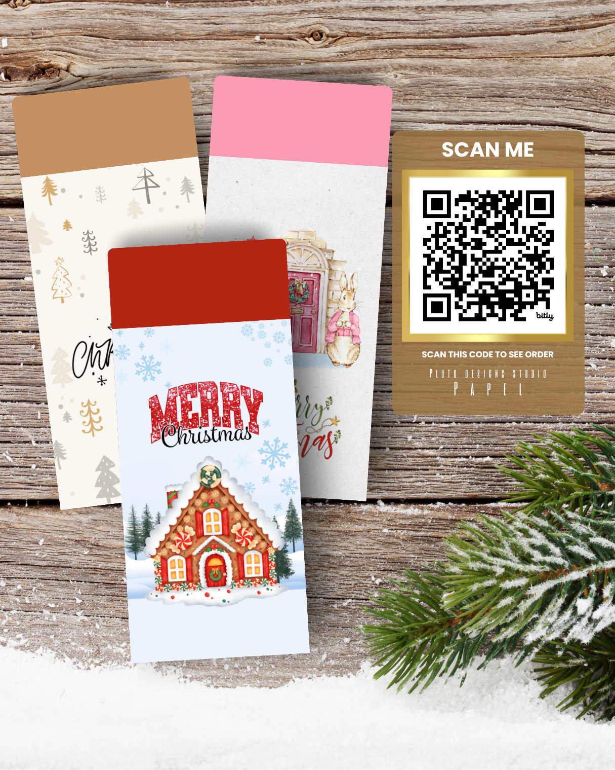 Money Envelope Holiday Christmas Theme 2