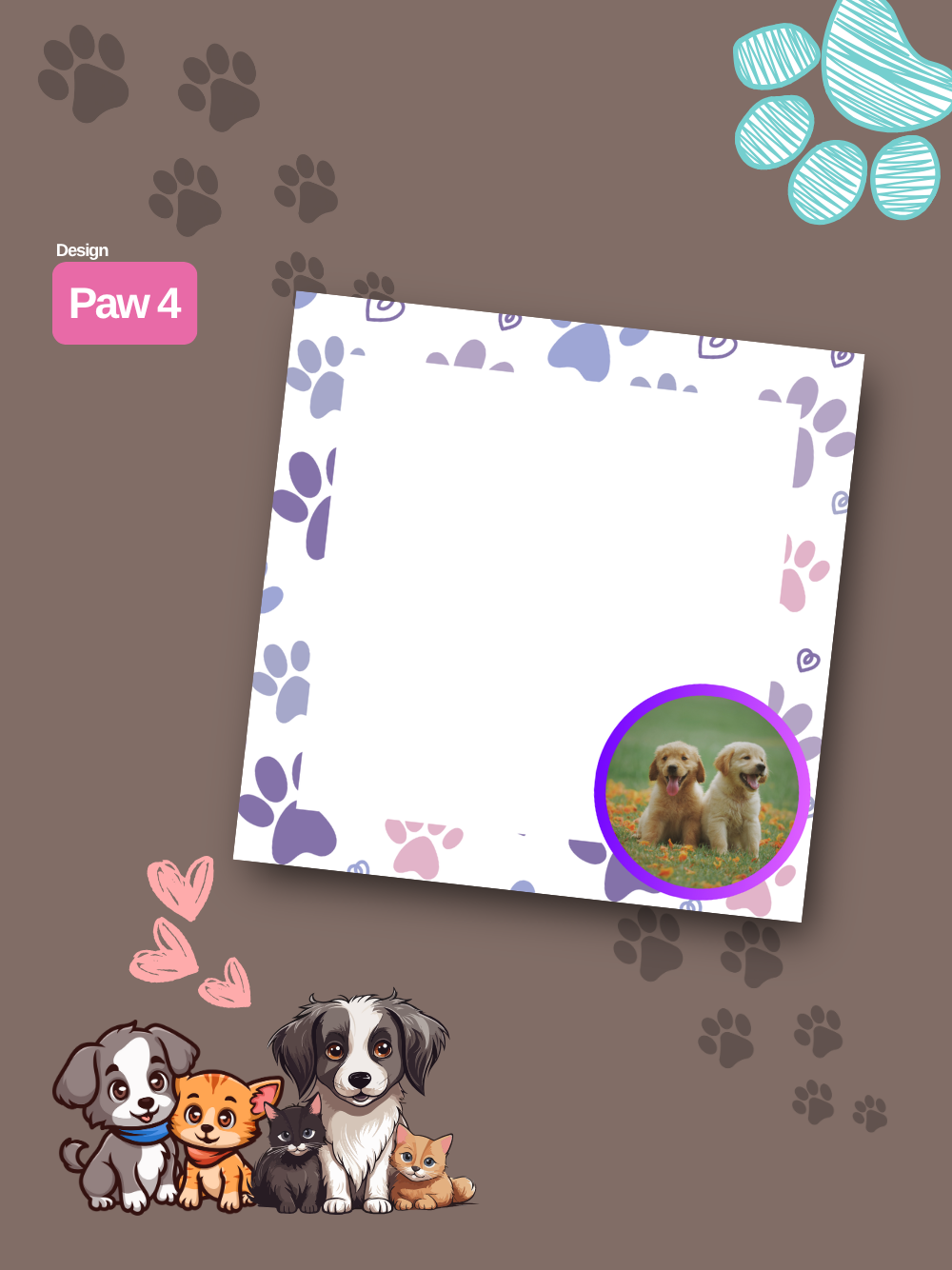 Fur Baby Design Customized Personalized Notepad