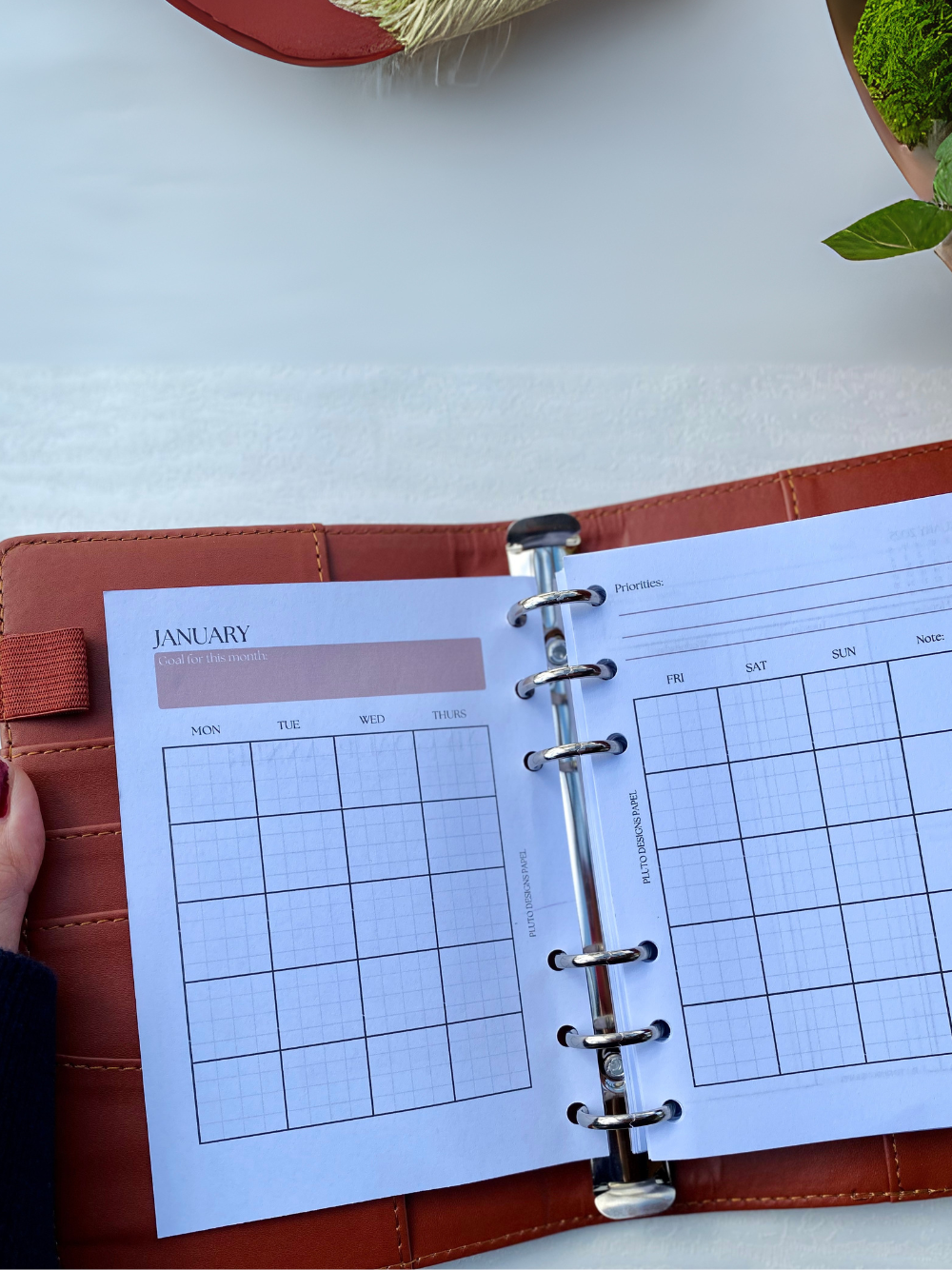 2026 Undated Weekly Planner - Mini Planner on the-go