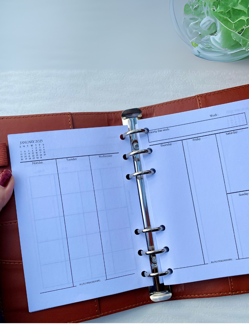 2026 Undated Weekly Planner - Mini Planner on the-go