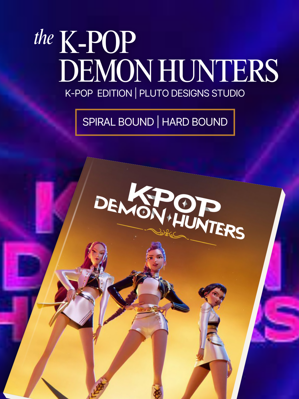 Kpop Demon Hunters Coloring Book – 53 Pages