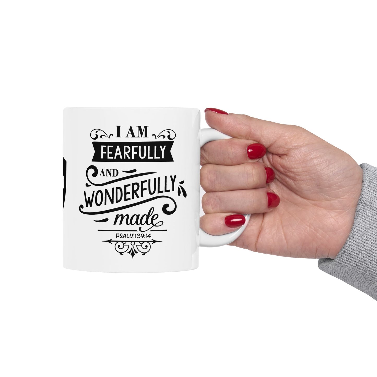 Inspirational Christian Coffee Mug — 'Faithfully, Family, Wonder' Ceramic Mug (11oz & 15oz)
