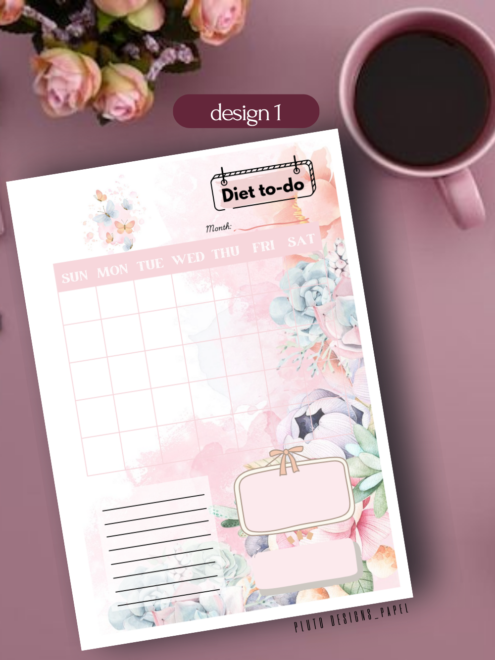 A5 Notepad for Your Healthy Lifestyle Goals