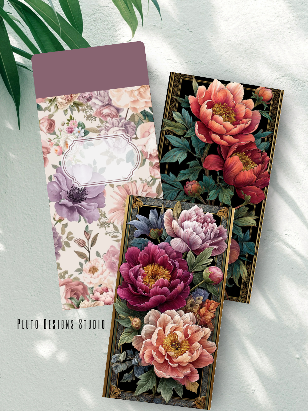 Money Envelope Elegant Floral Border Vintage Theme