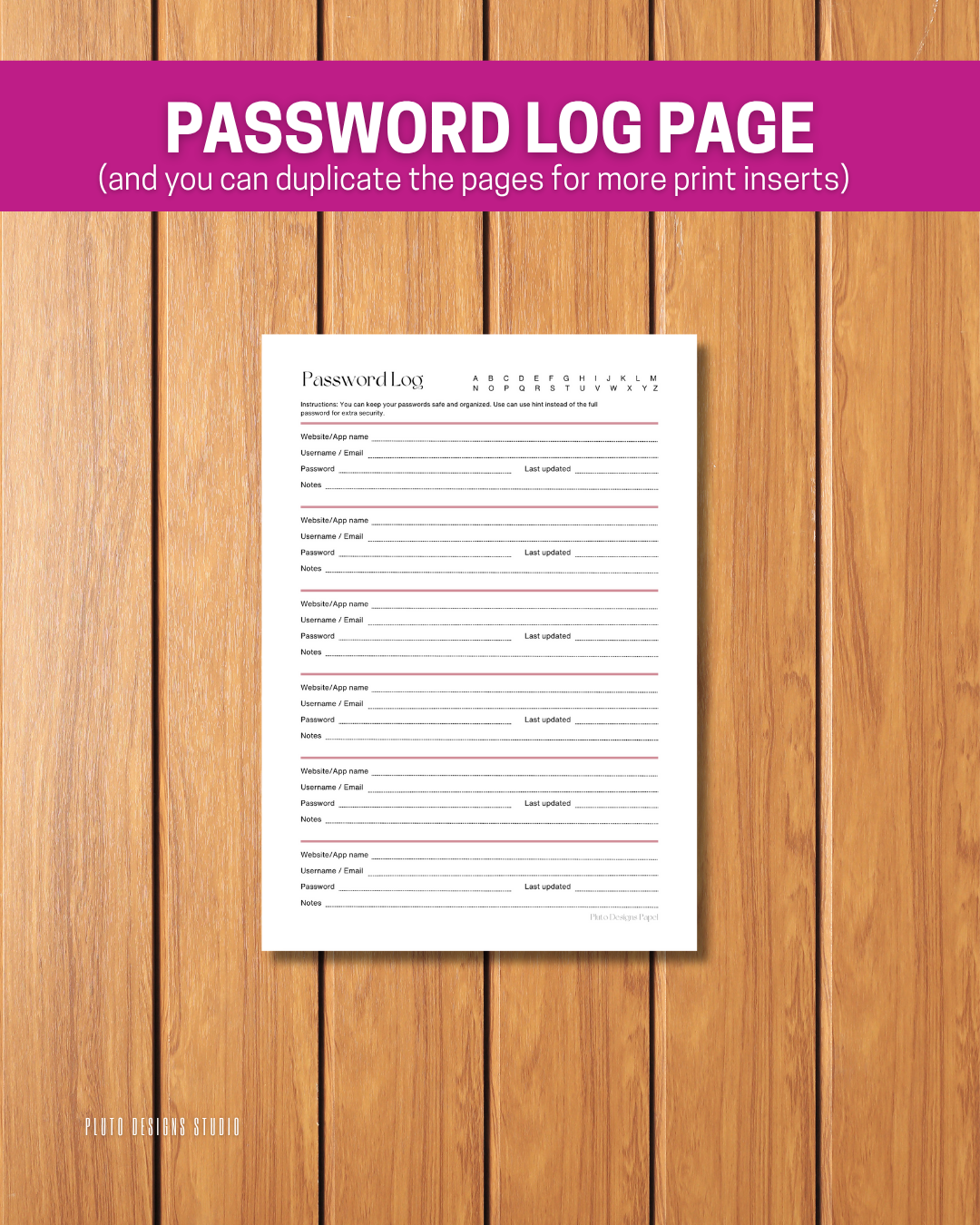2026 Comprehensive Floral Planner – Fully Editable Canva Template (Canva Template)