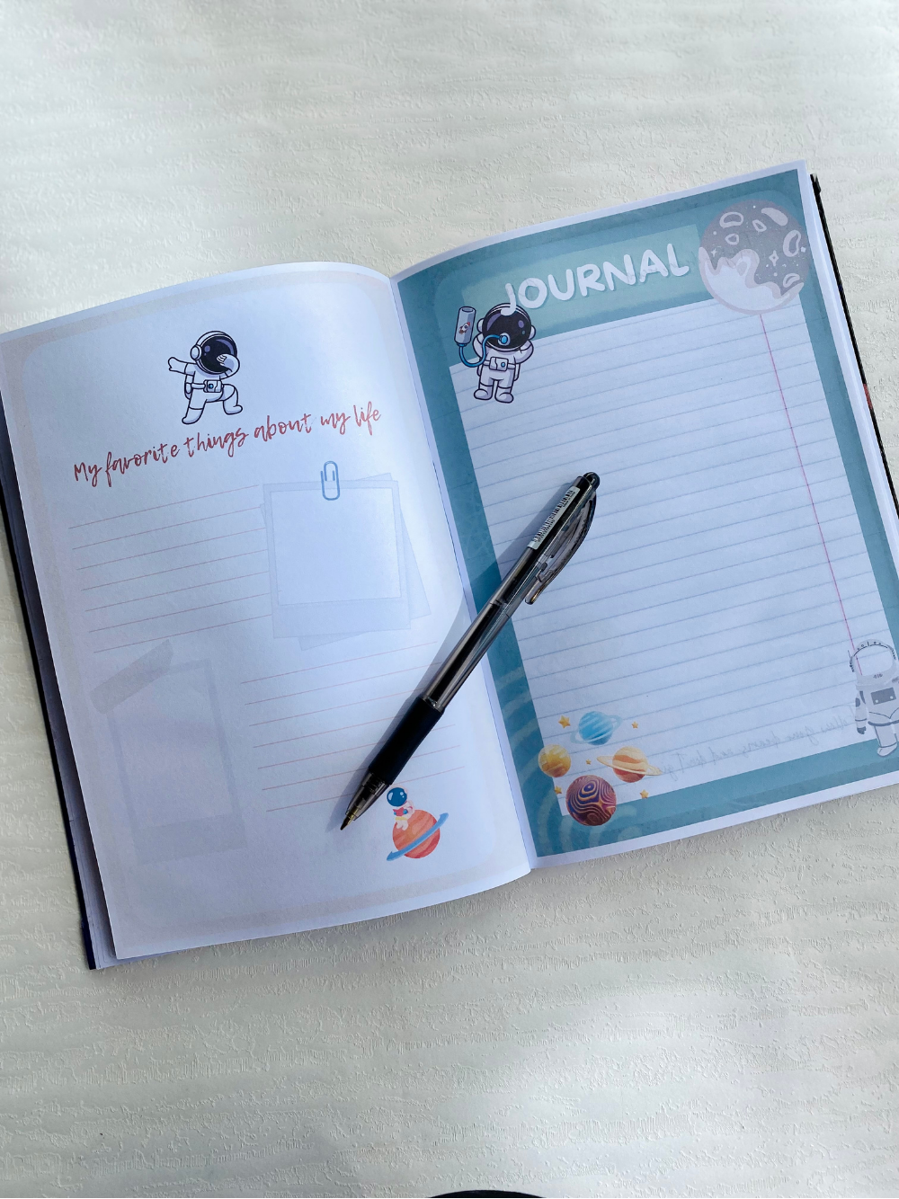 Astronaut-Themed Kids' Journal Notebook – Out-of-This-World Fun!