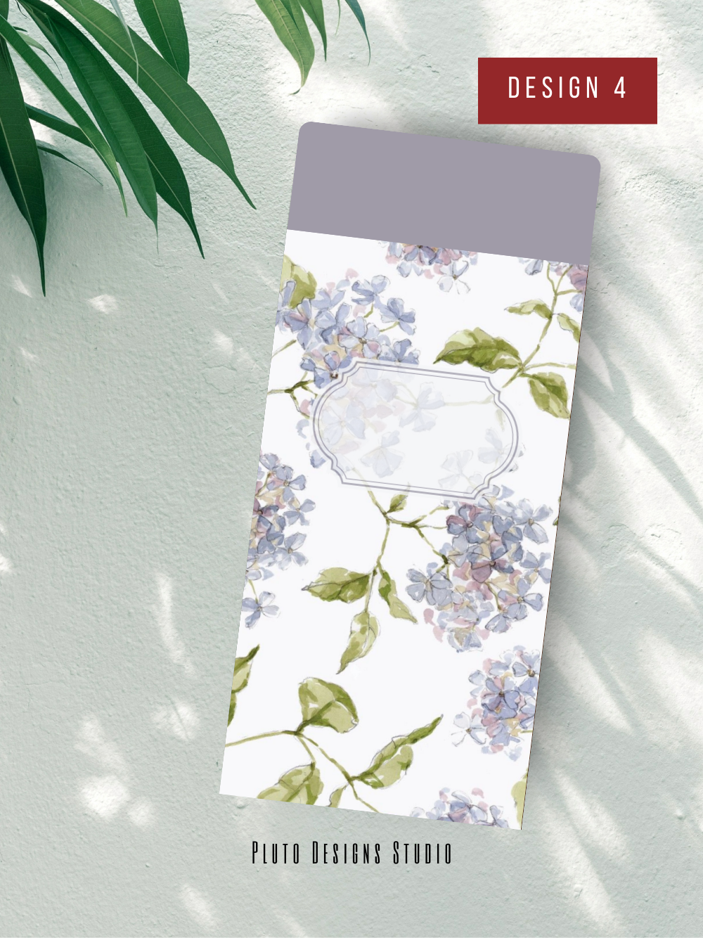 Money Envelope Elegant Floral Border Vintage Theme