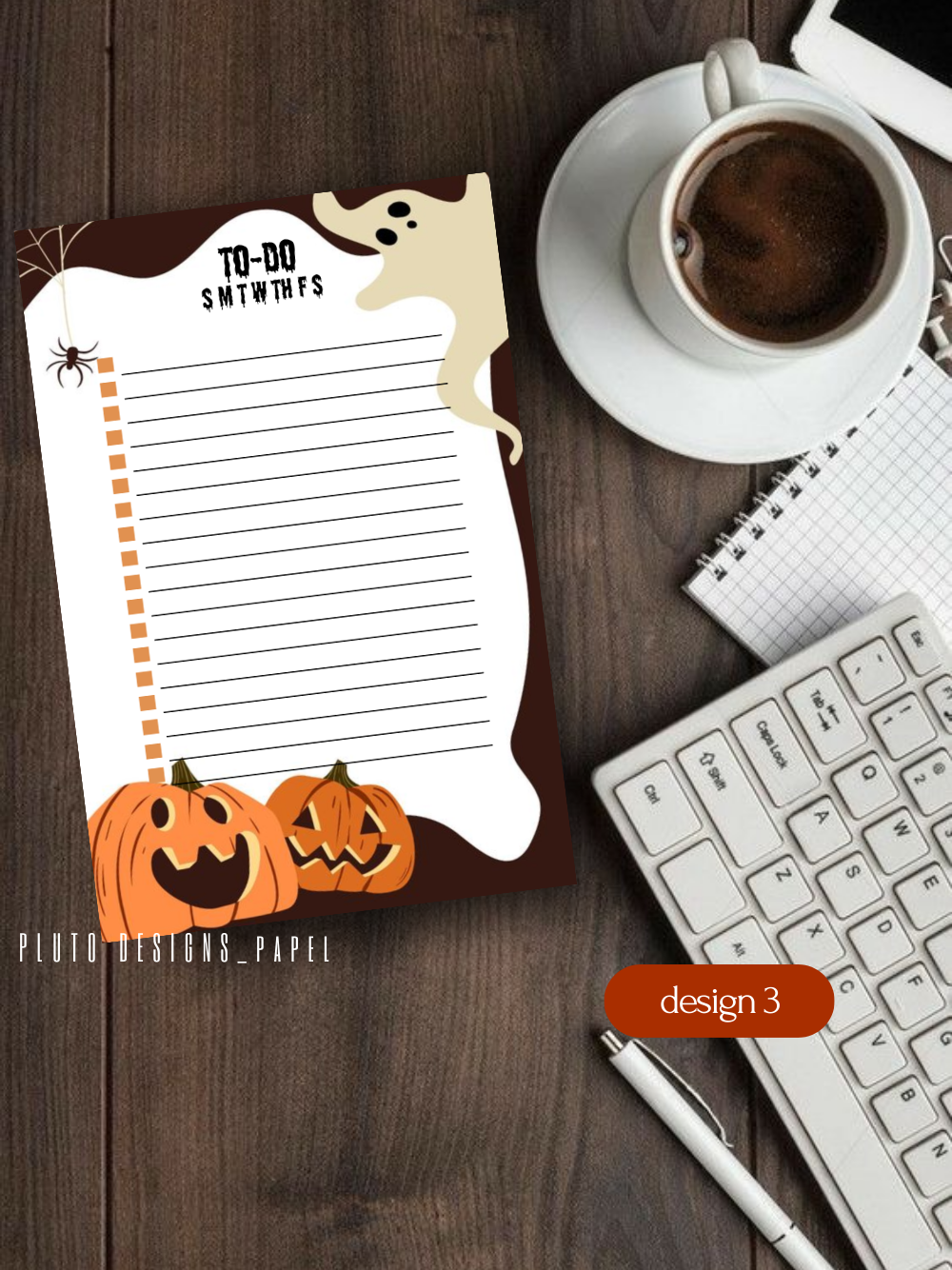 Halloween Notepad & To-Do List Notepad set or Bundle