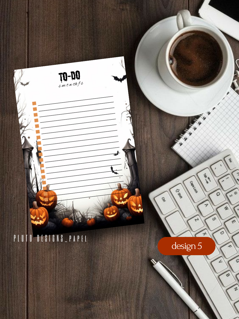 Halloween Notepad & To-Do List Notepad set or Bundle