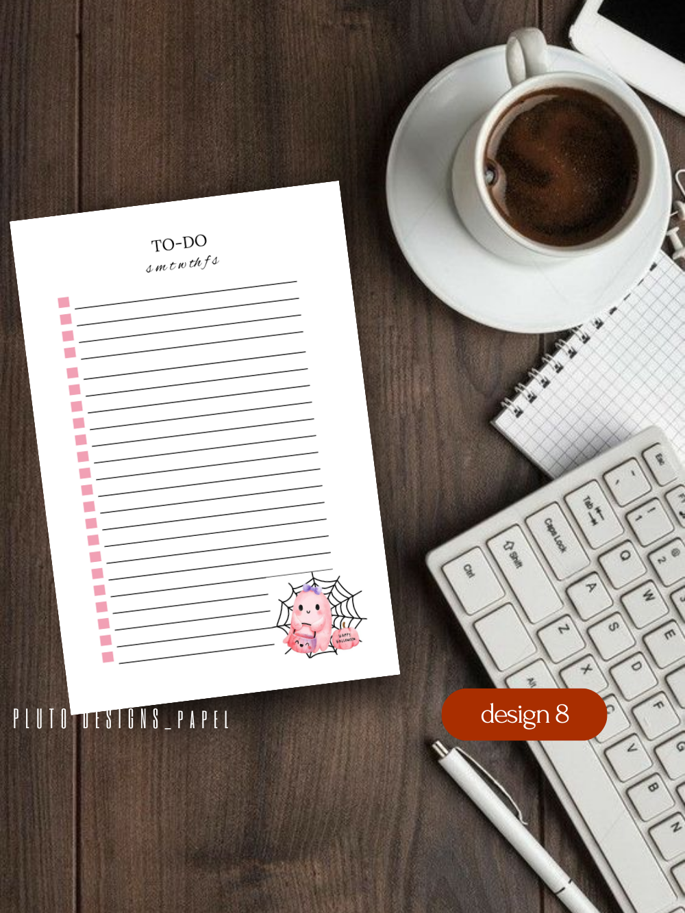 Halloween Notepad & To-Do List Notepad set or Bundle