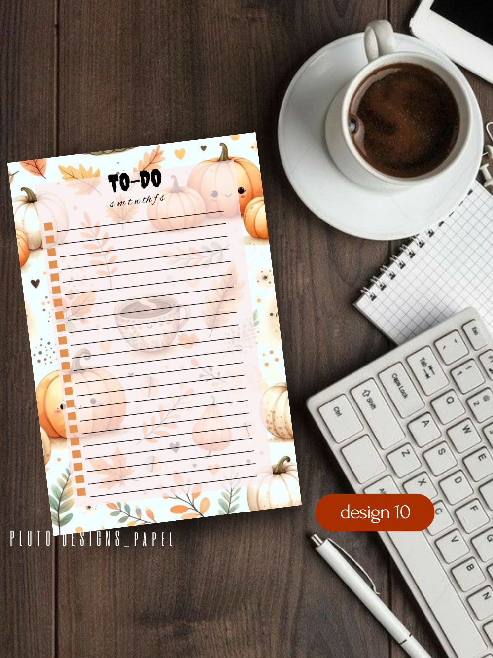 Halloween Notepad & To-Do List Notepad set or Bundle