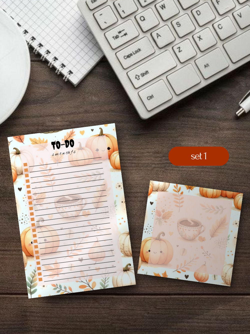 Halloween Notepad & To-Do List Notepad set or Bundle