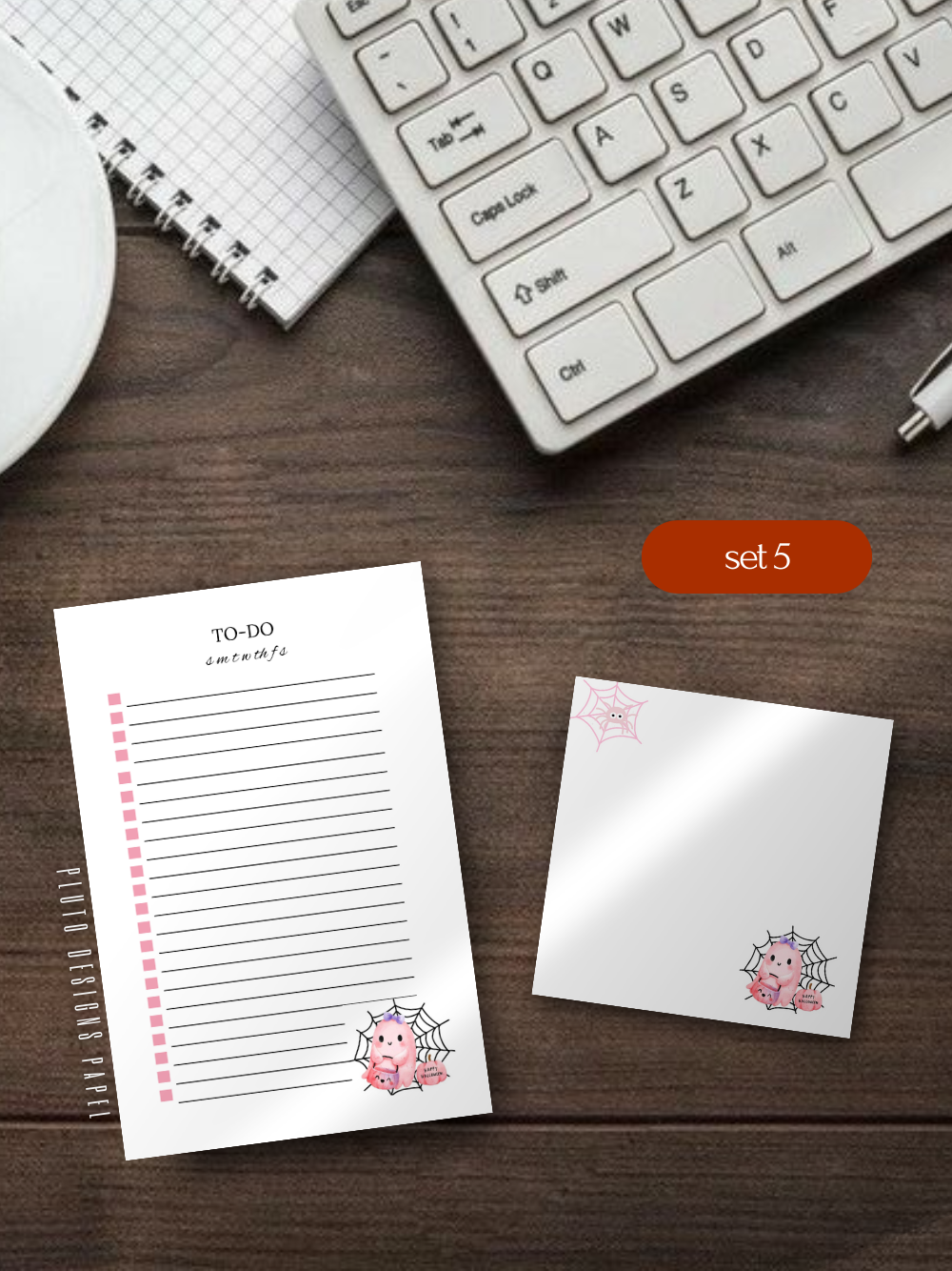 Halloween Notepad & To-Do List Notepad set or Bundle
