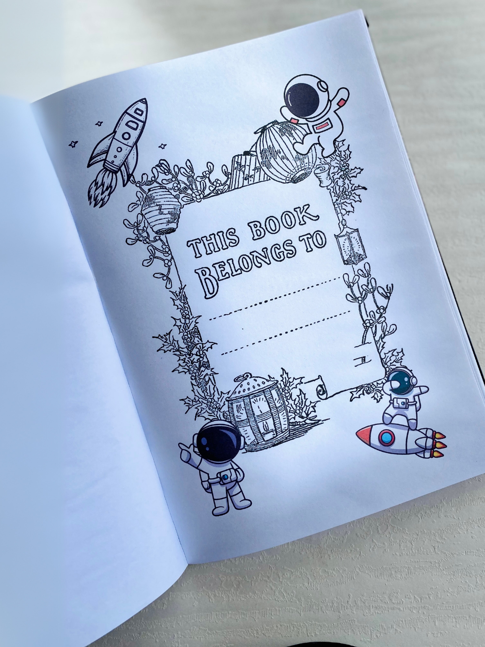 Astronaut-Themed Kids' Journal Notebook – Out-of-This-World Fun!