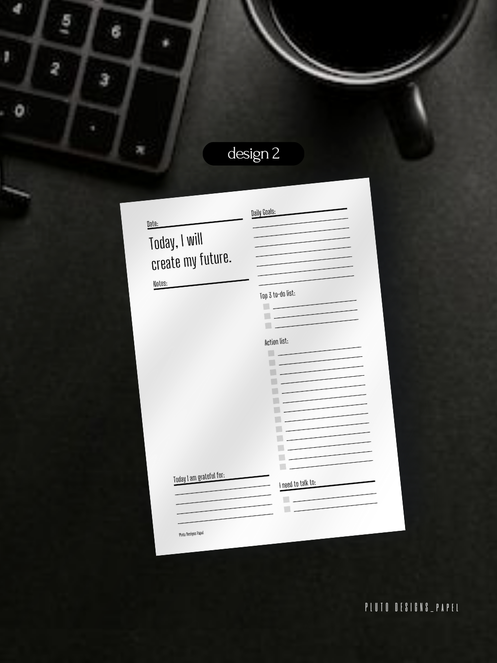 Minimalist Corporate Task Handler Planner Writing Pad