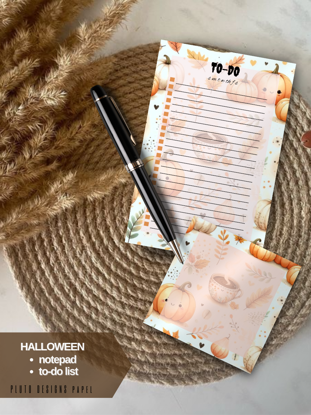 Halloween Notepad & To-Do List Notepad set or Bundle
