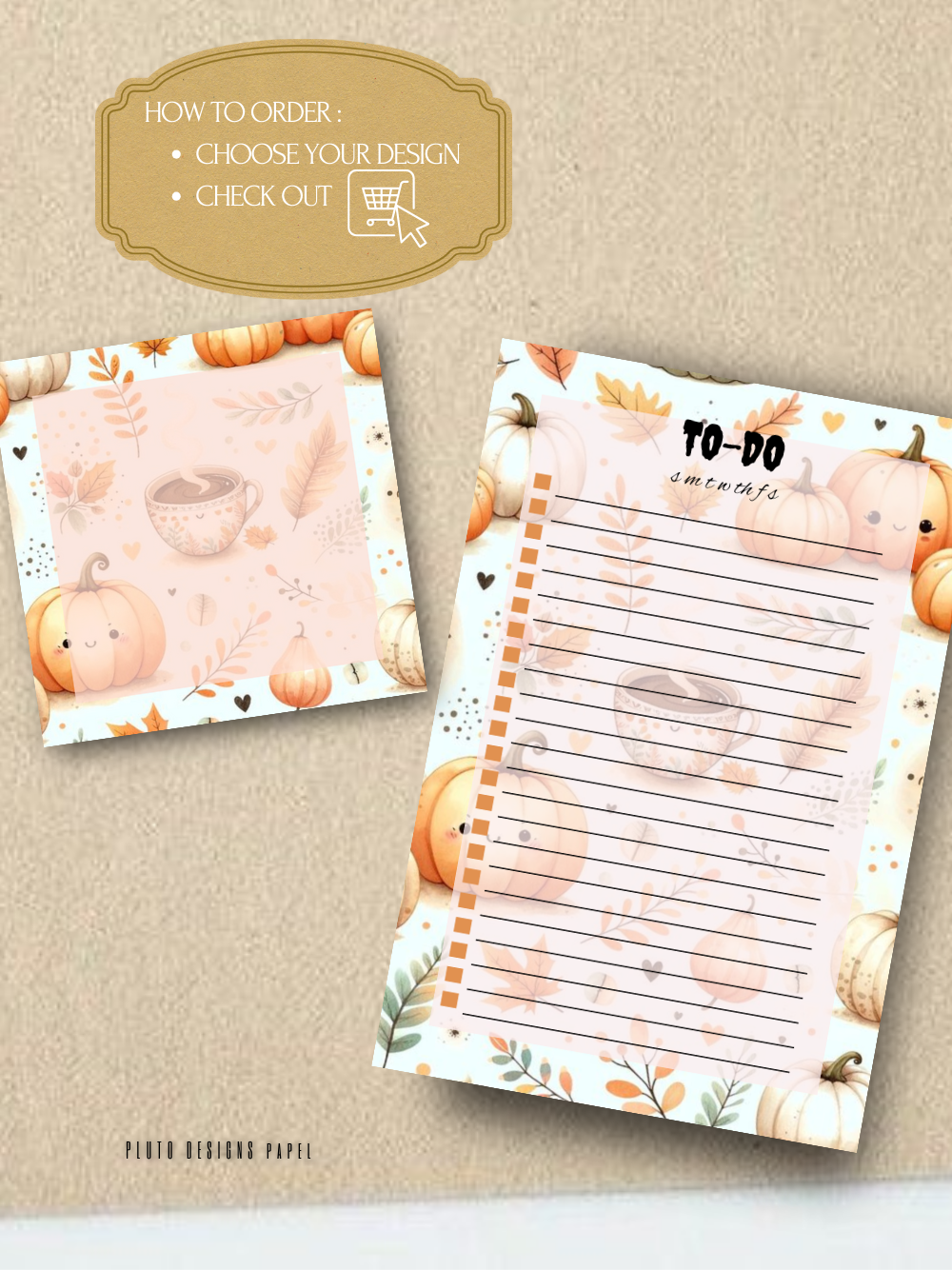 Halloween Notepad & To-Do List Notepad set or Bundle