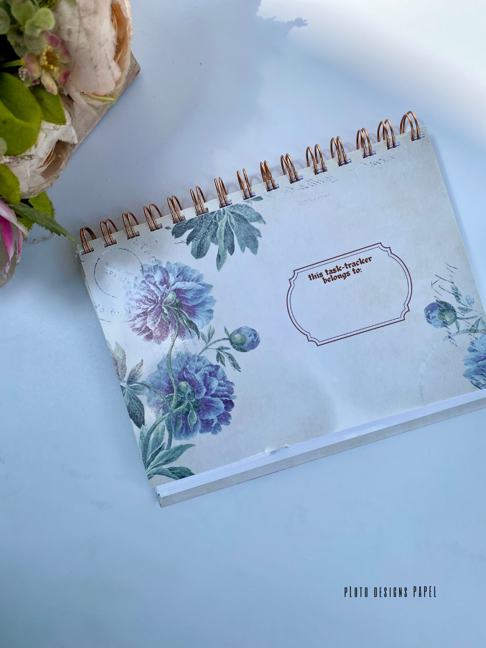 Vintage-Inspired Daily Task Tracker & Habit Monitor Undated Planner