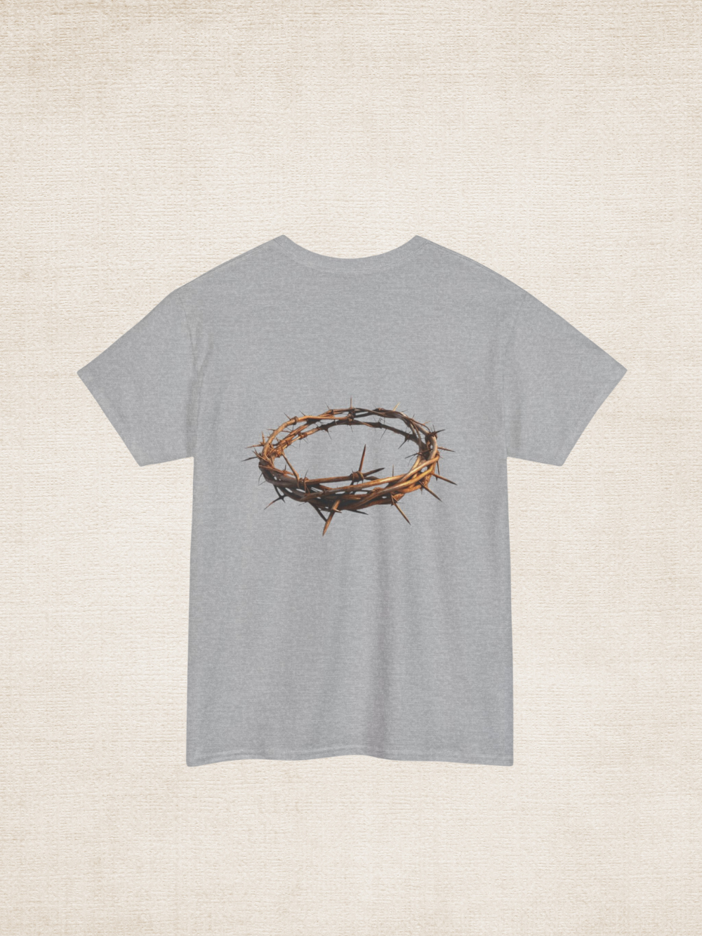 T-Shirt — "Unashamed: Followers of Jesus" Christian Tee (Crown of Thorns Back Print) Unisex Faith Shirt