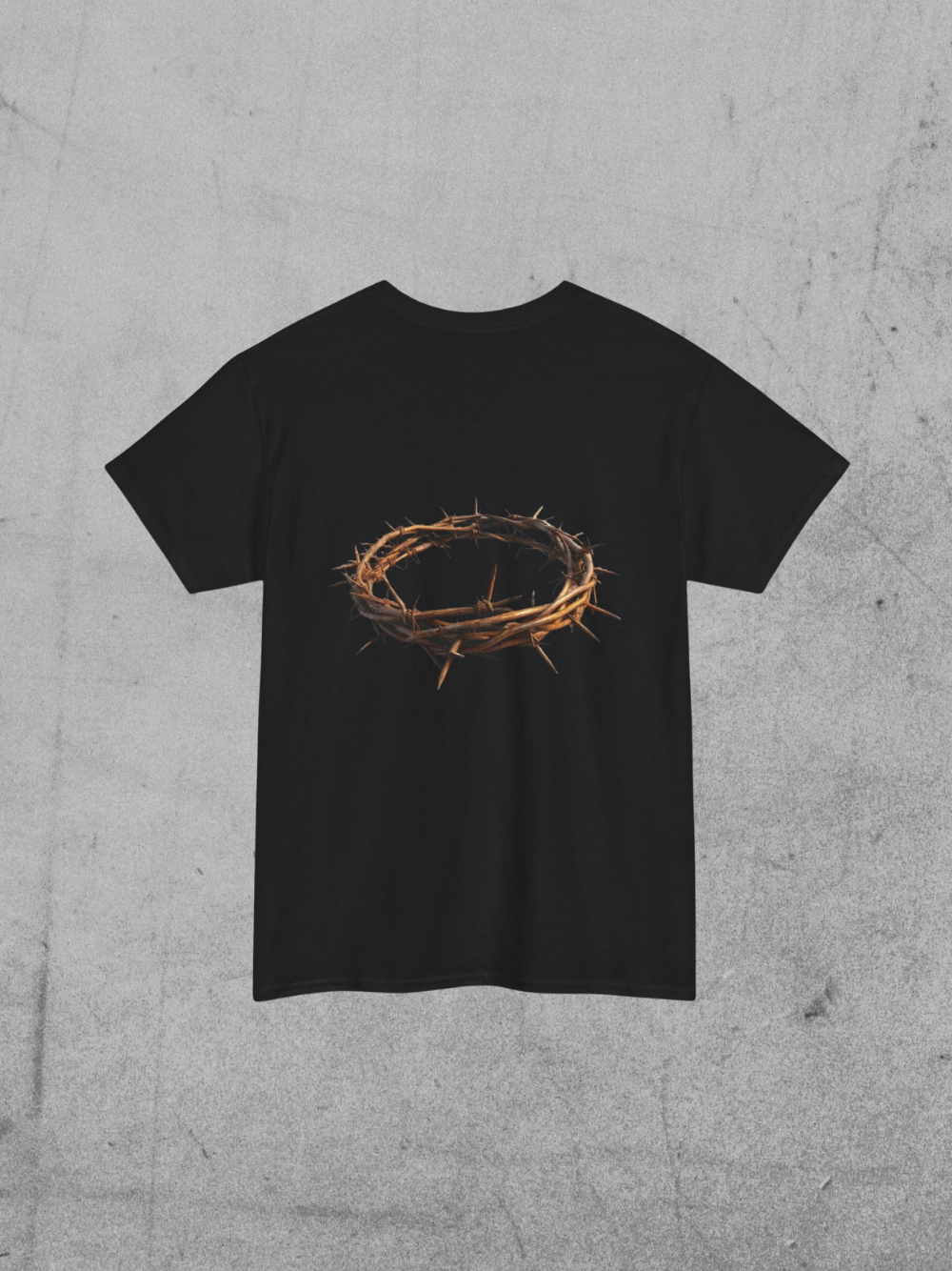T-Shirt — "Unashamed: Followers of Jesus" Christian Tee (Crown of Thorns Back Print) Unisex Faith Shirt