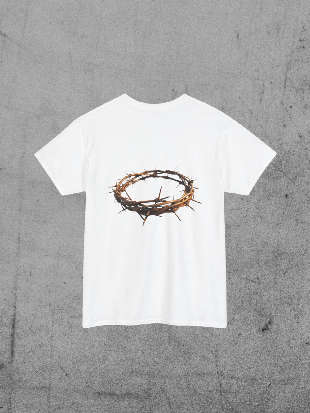 T-Shirt — "Unashamed: Followers of Jesus" Christian Tee (Crown of Thorns Back Print) Unisex Faith Shirt