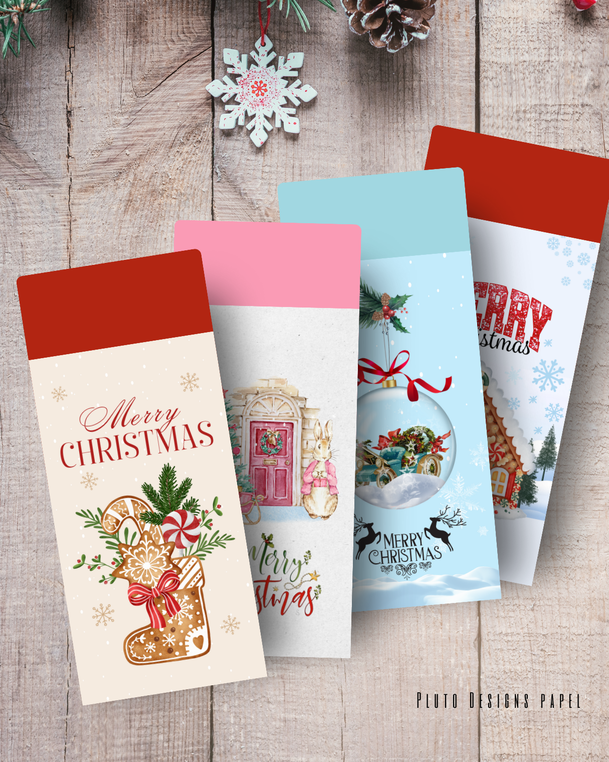 Money Envelope Holiday Christmas Theme 2