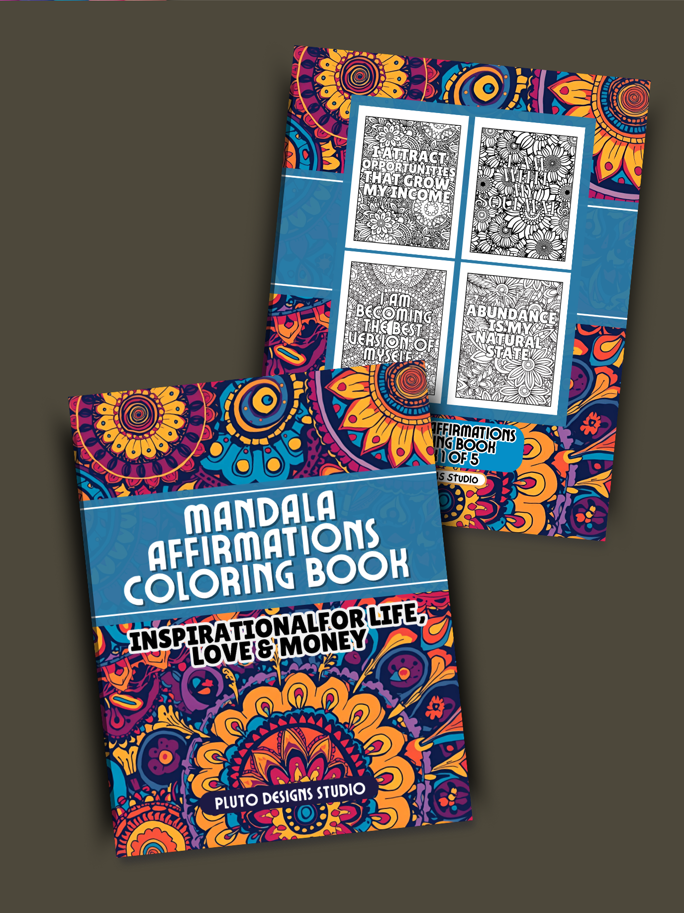 Mandala Affirmation Coloring Book: Gratitude Journal for Manifesting Intentions For Love, Money & Life
