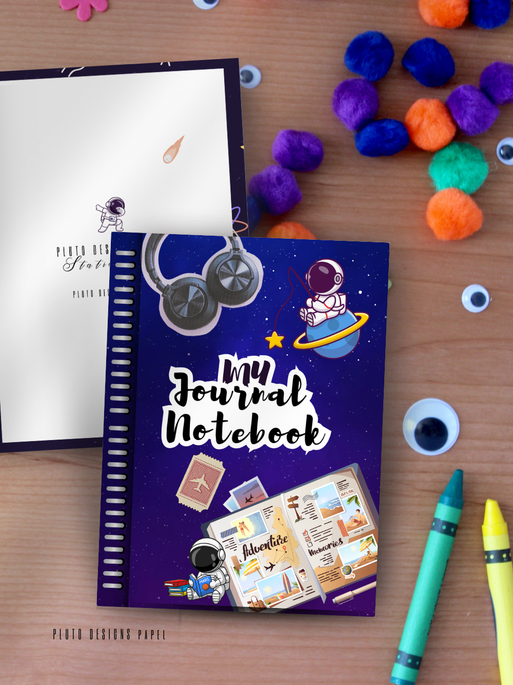 Astronaut-Themed Kids' Journal Notebook – Out-of-This-World Fun!