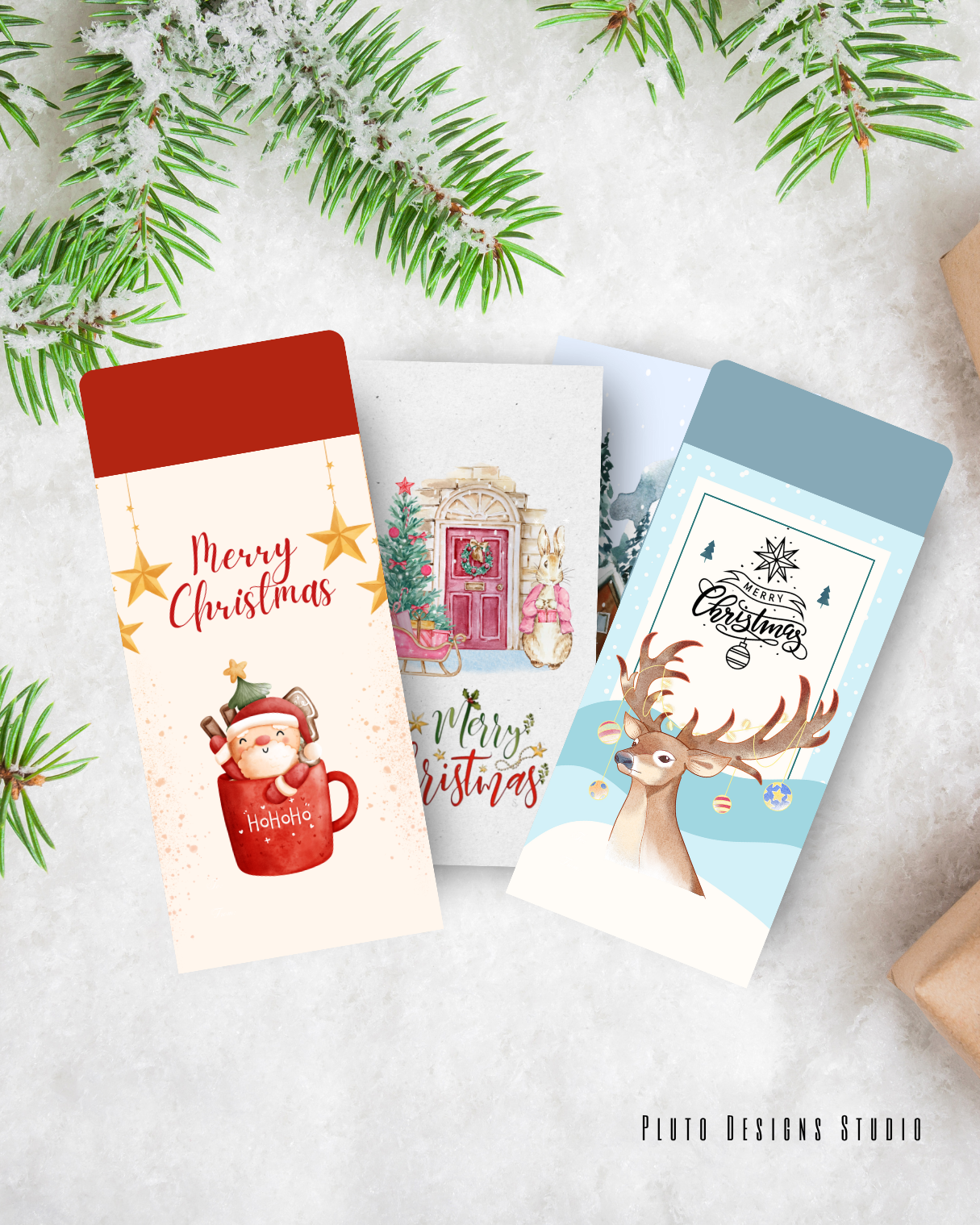 Money Envelope Holiday Christmas Theme 2