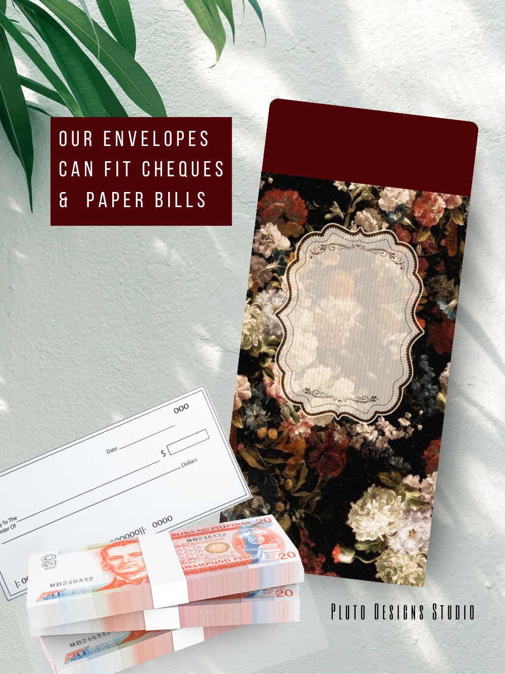 Money Envelope Vintage & Elegant Florals Batch Floral Garden