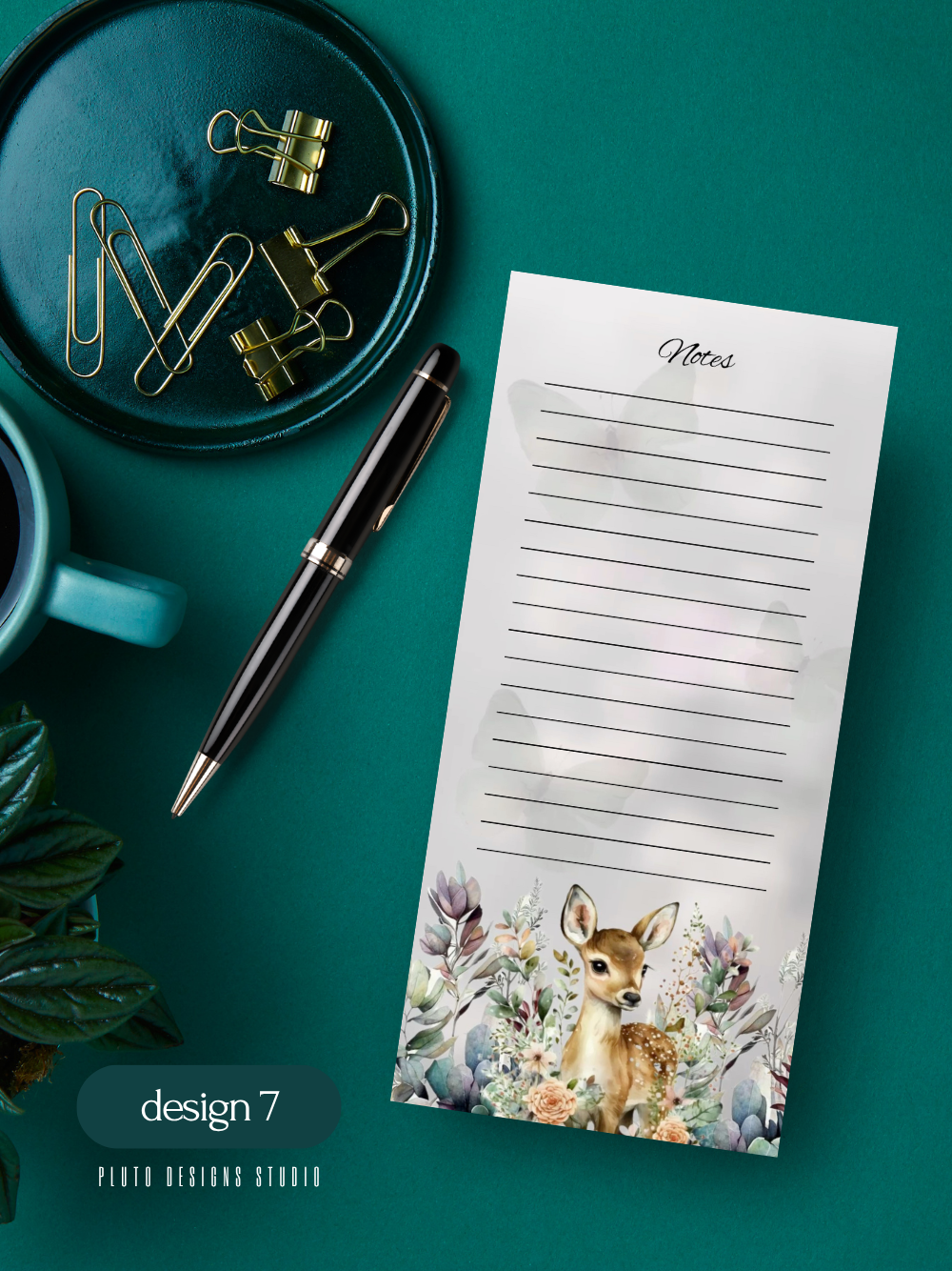 Floral Gardens Notepad set Writing Pad | Memo Pad