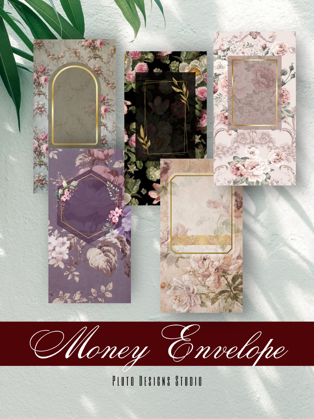 Money Envelope Vintage & Elegant Florals