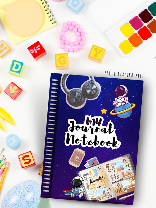 Astronaut-Themed Kids' Journal Notebook – Out-of-This-World Fun!