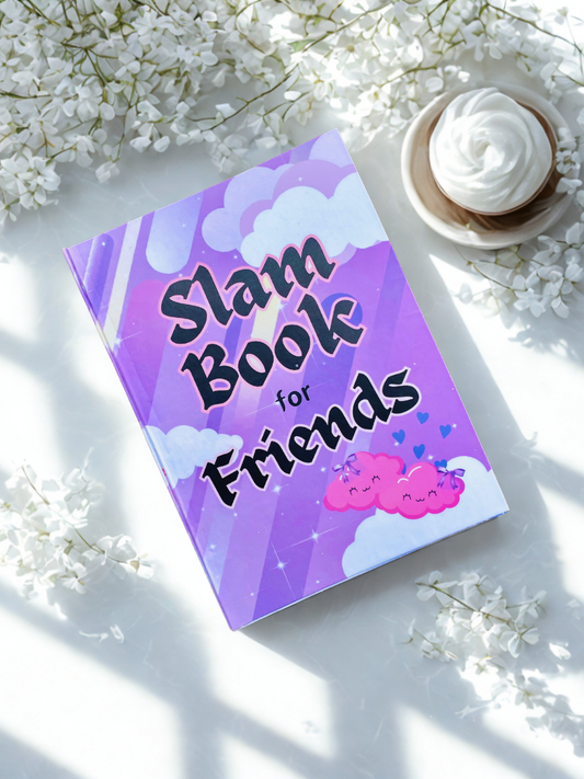 Slam Book for Friends – Fun & Interactive Friendship Notebook Diary for Kids and Teens