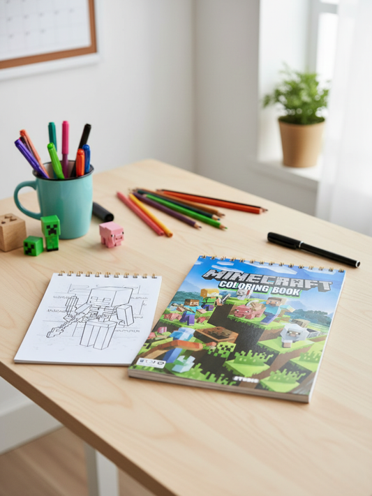 Minecraft Coloring Book for Boys – Fun & Creative Activity