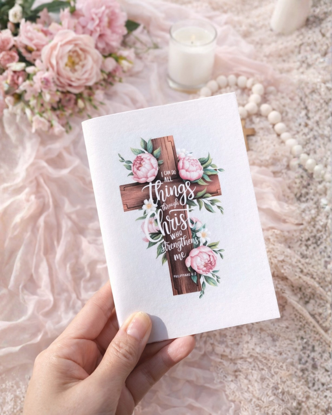 4-Pc Christian A5 Mini Journal Set – Faith-Based Notebook Pack with Bible Scripture Designs