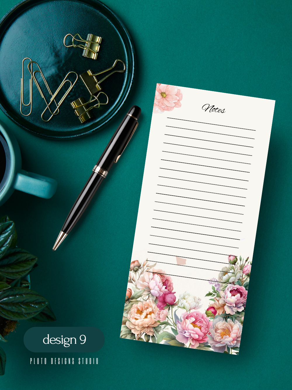 Floral Gardens Notepad set Writing Pad | Memo Pad