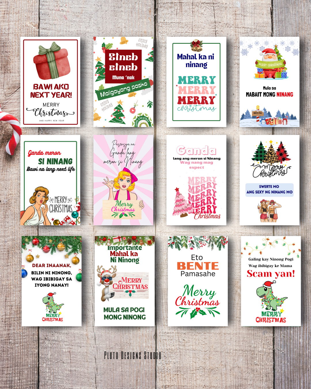 Holiday-Themed Retro & Fun Money Angpao Mini Envelopes