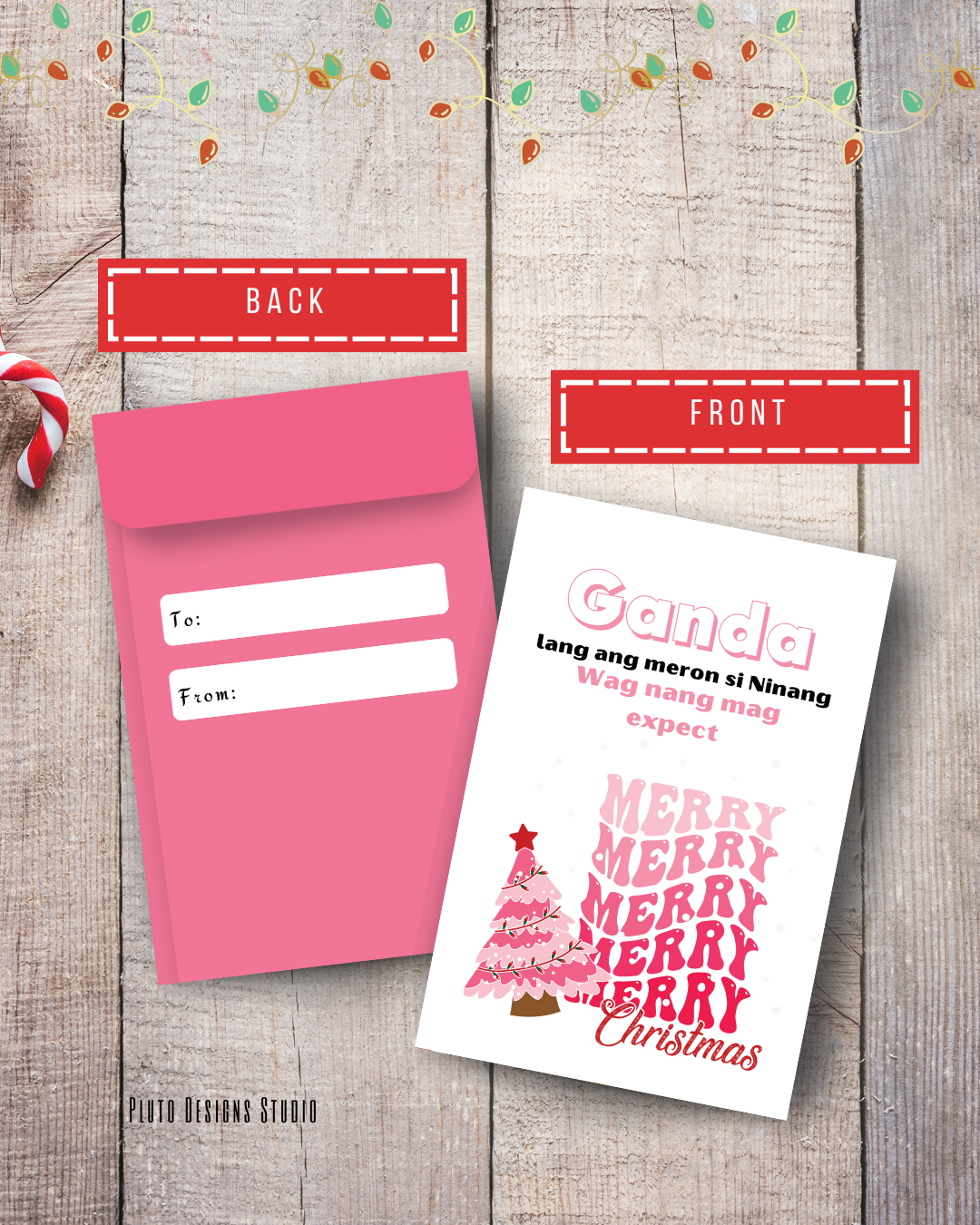 Holiday-Themed Retro & Fun Money Angpao Mini Envelopes