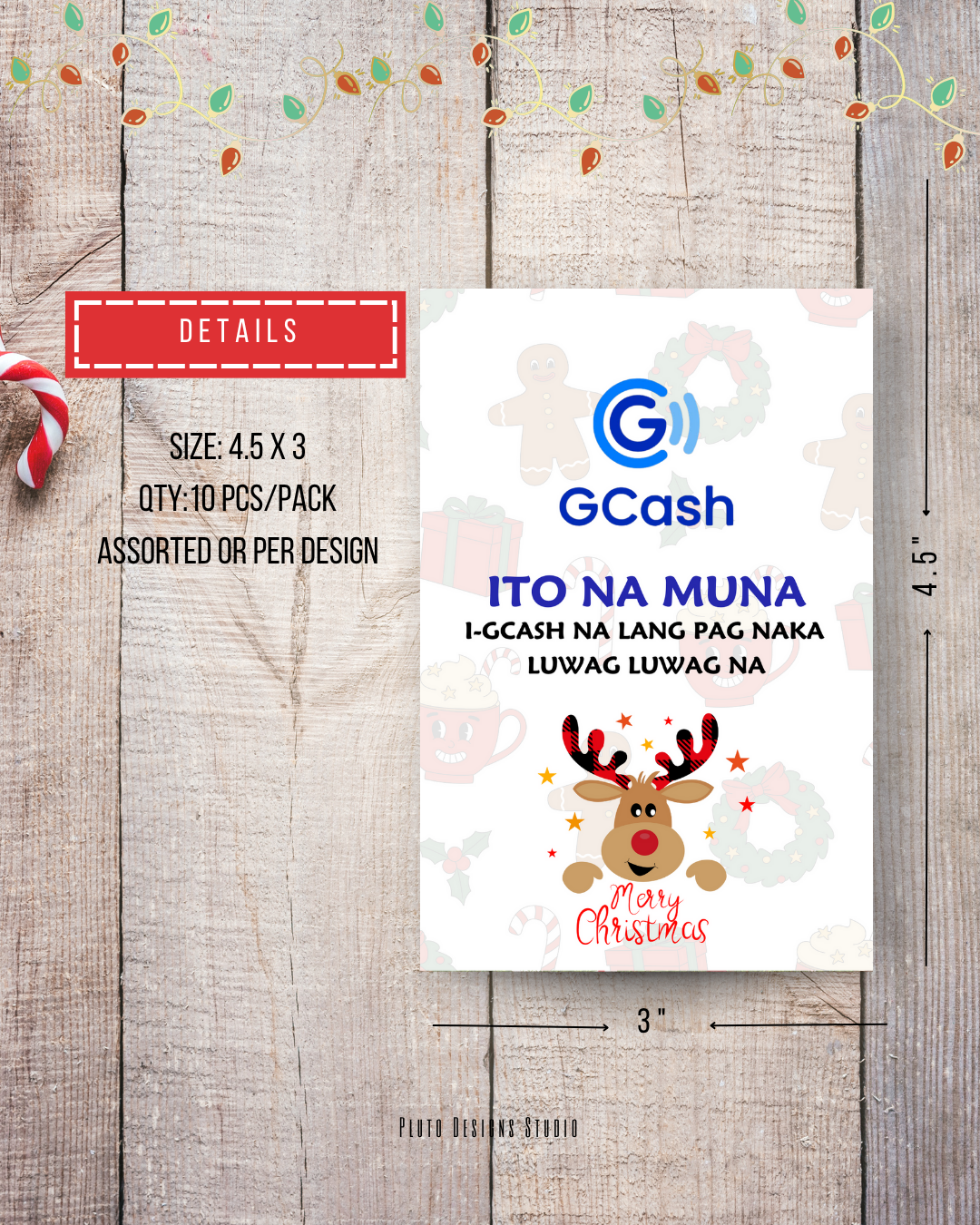 Holiday-Themed Retro & Fun Money Angpao Mini Envelopes