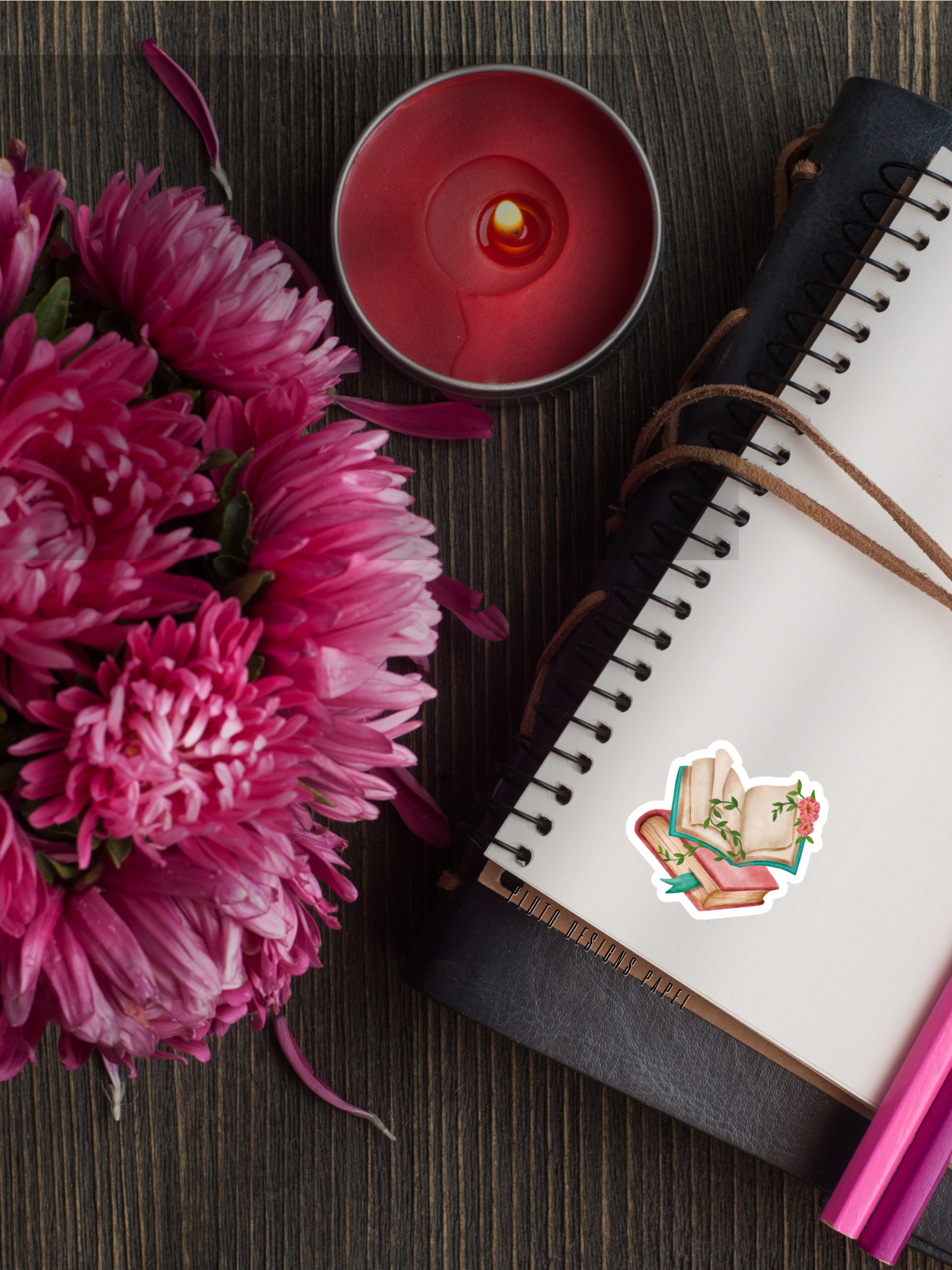 Book Illustrations for Book Lover Sticker | Stickers set