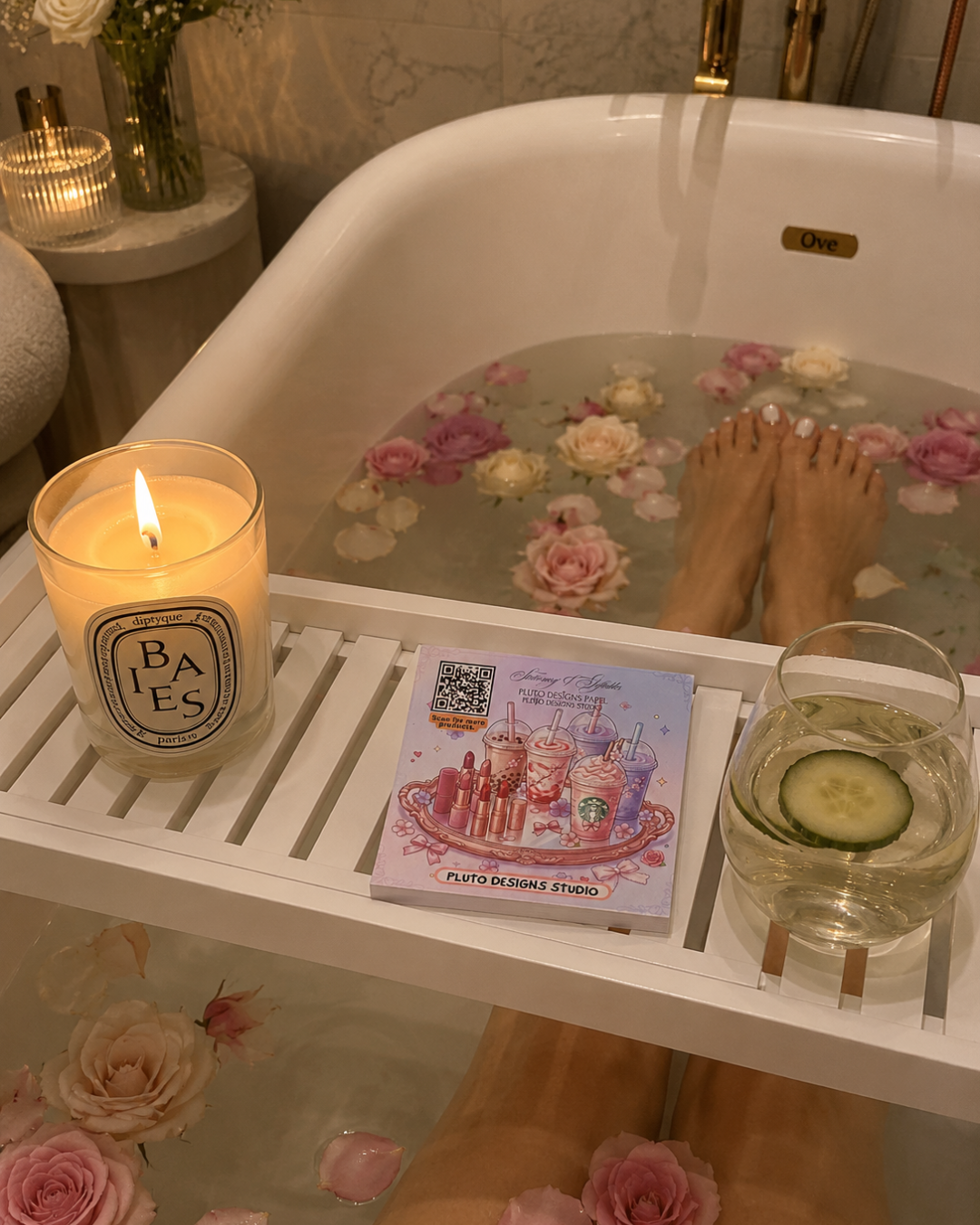 Self-Care Coloring Book | Cute Spa & Relaxation Mini Coloring Book | Bold & Easy 4x4 Coloring Book