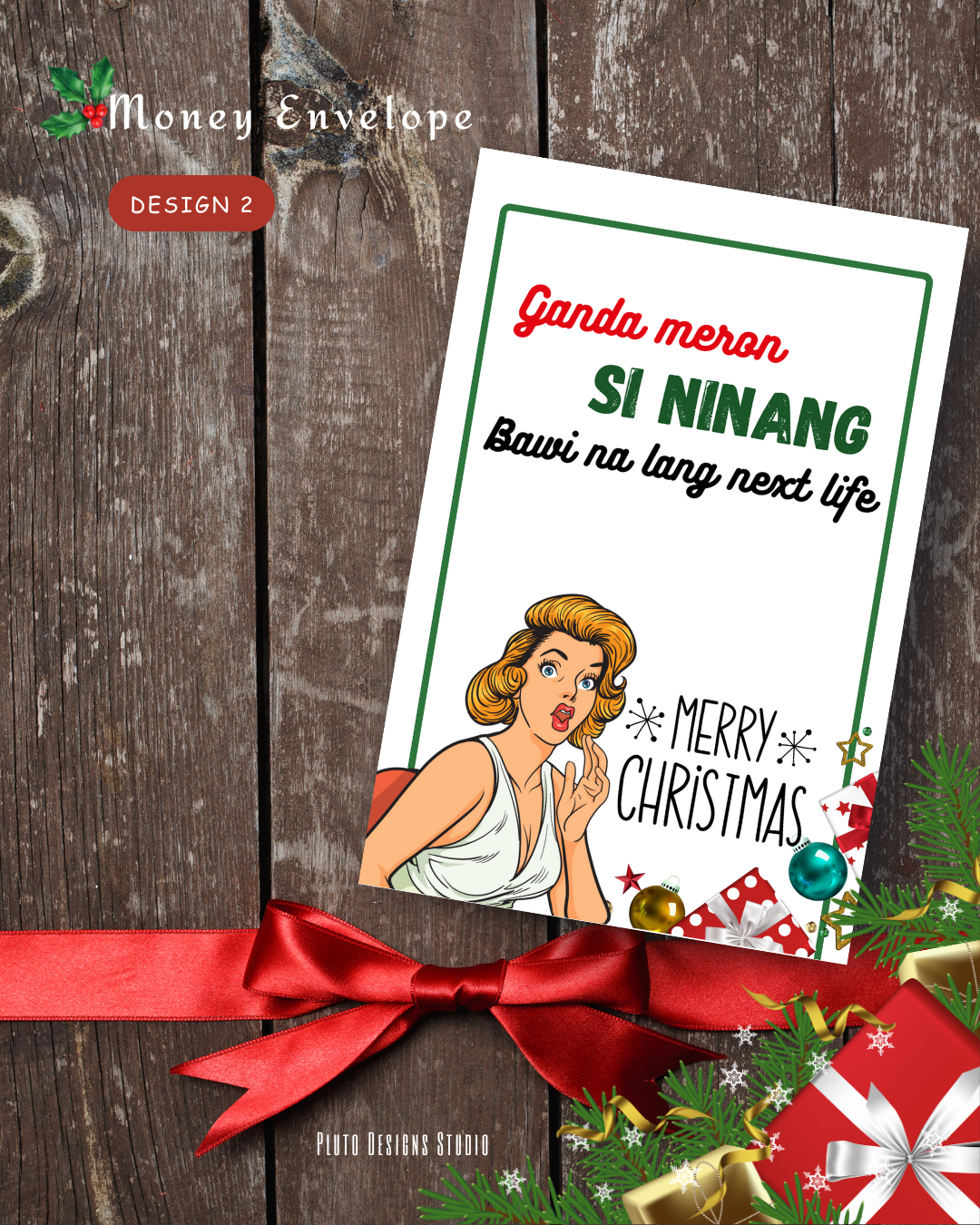 Holiday-Themed Retro & Fun Money Angpao Mini Envelopes