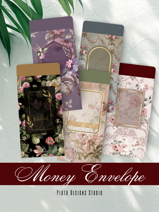 Money Envelope Vintage & Elegant Florals
