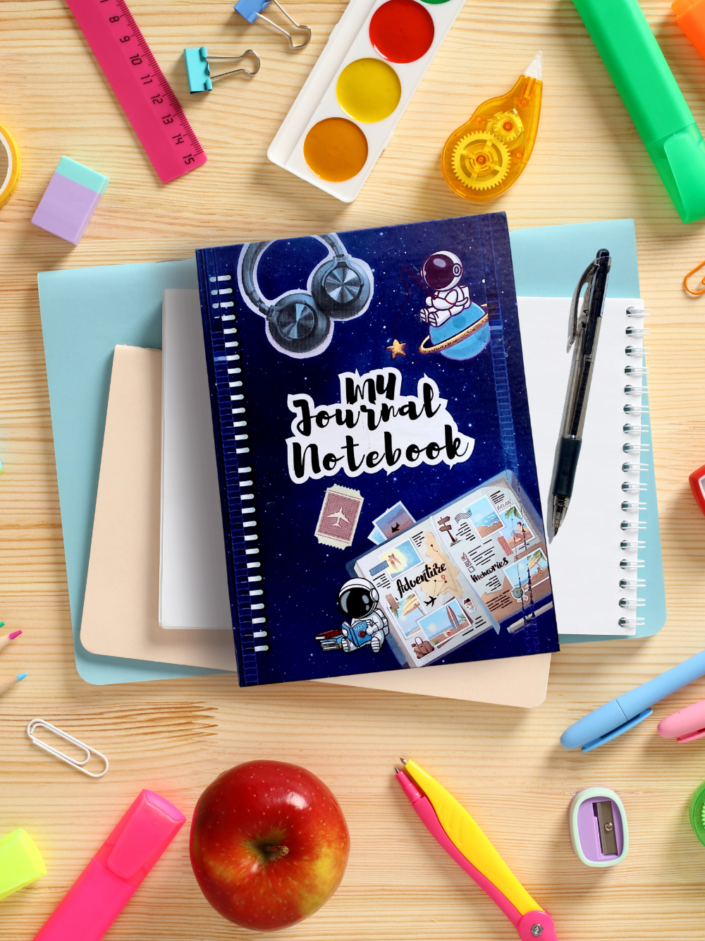 Astronaut-Themed Kids' Journal Notebook – Out-of-This-World Fun!
